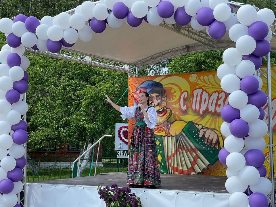 Марта Серебрякова выступила на Дне села Марта Серебрякова выступила на Дне села